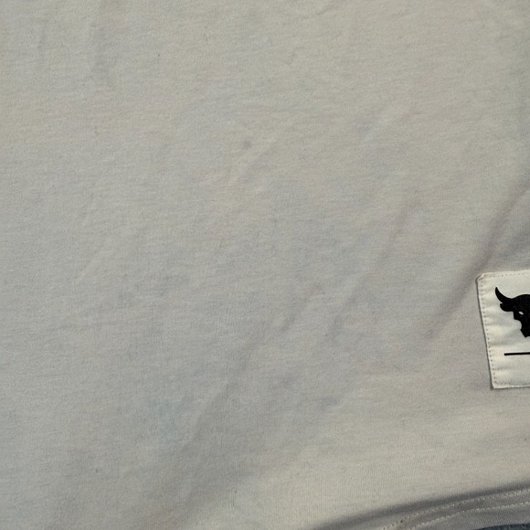 Under Armour T-Shirt Men L Beige Project Rock Tiger Graphic Iron Paradise - Picture 4 of 10